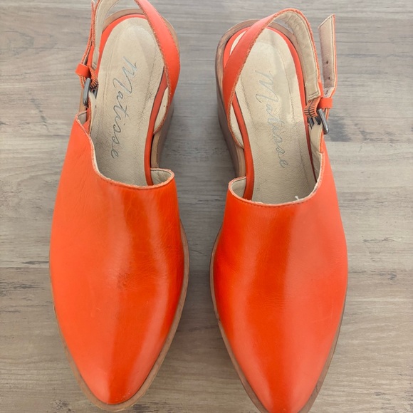 Women’s Matisse “Eyals” Slingback Shoes In Orange - Picture 3 of 13